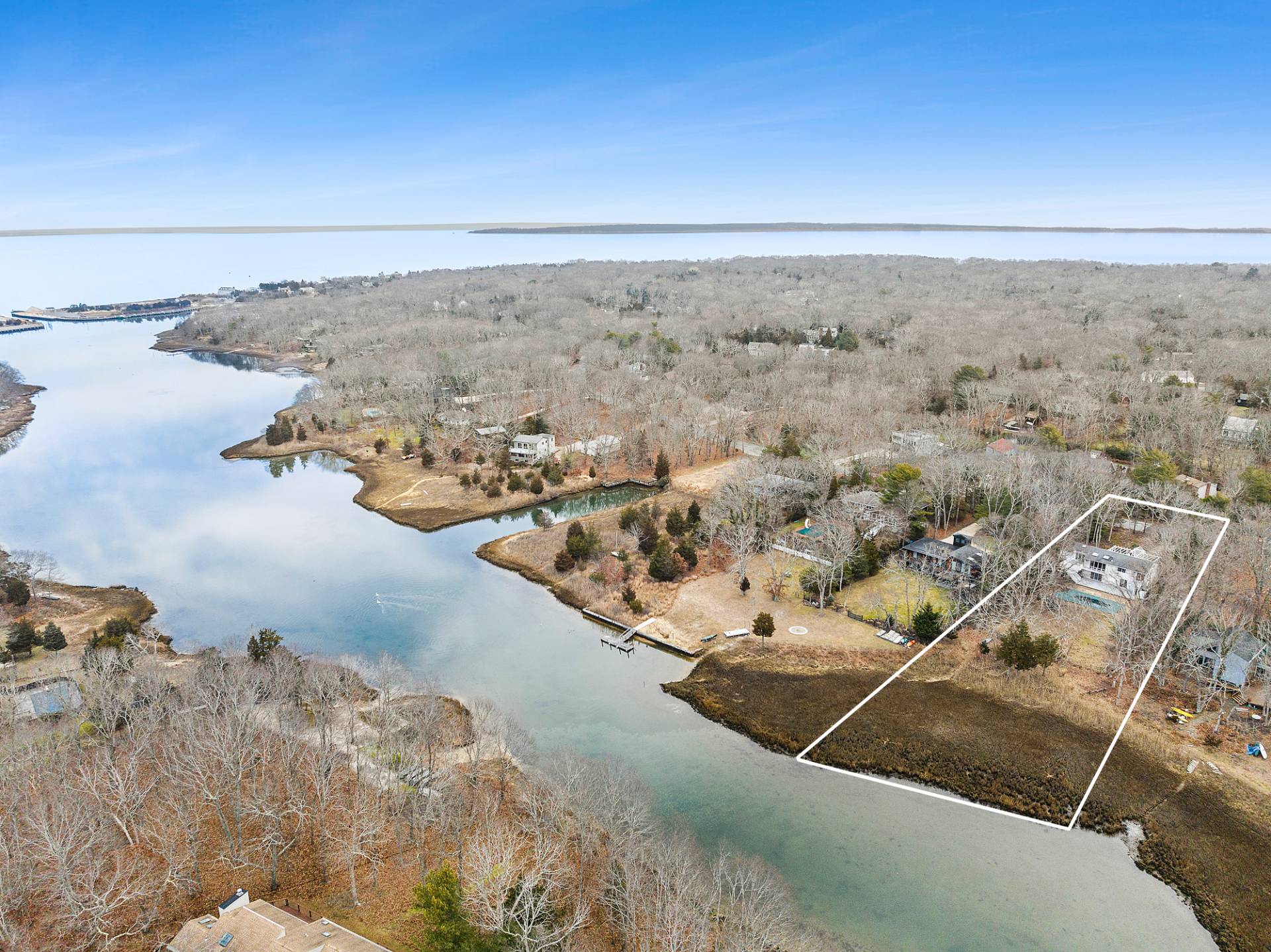 34 Fenmarsh Road East Hampton, NY 11937 - Photo 15 of 16 an aerial view of a city