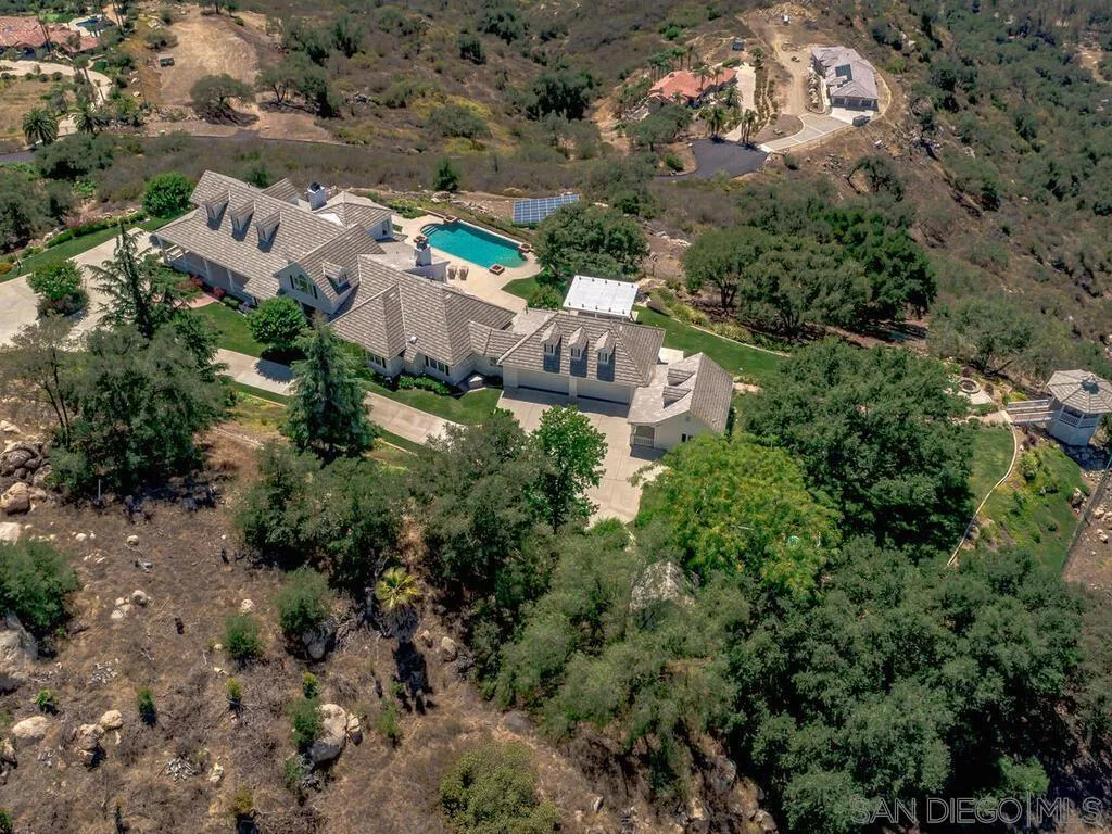 14490 Ridge Ranch Road Escondido, CA 92027 - Photo 5 of 74 an aerial view of house with yard