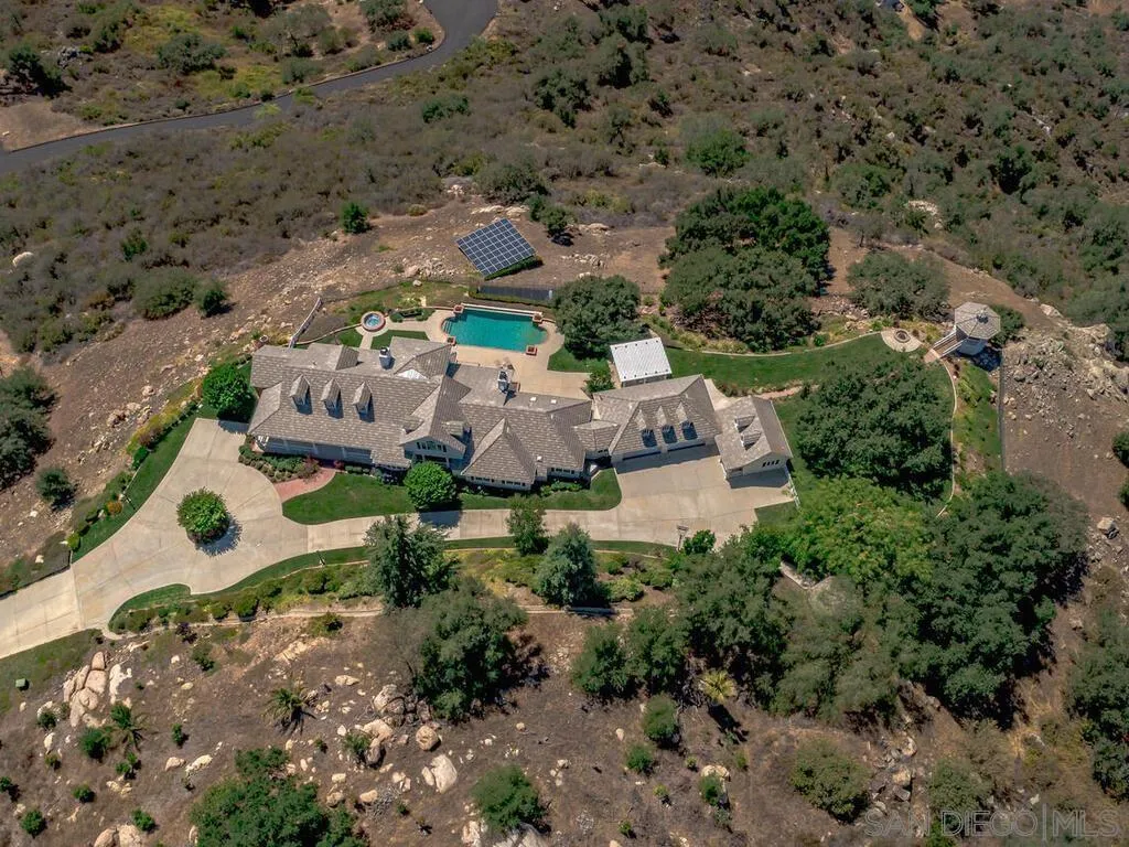 14490 Ridge Ranch Road Escondido, CA 92027 - Photo 6 of 74 an aerial view of residential house with outdoor space
