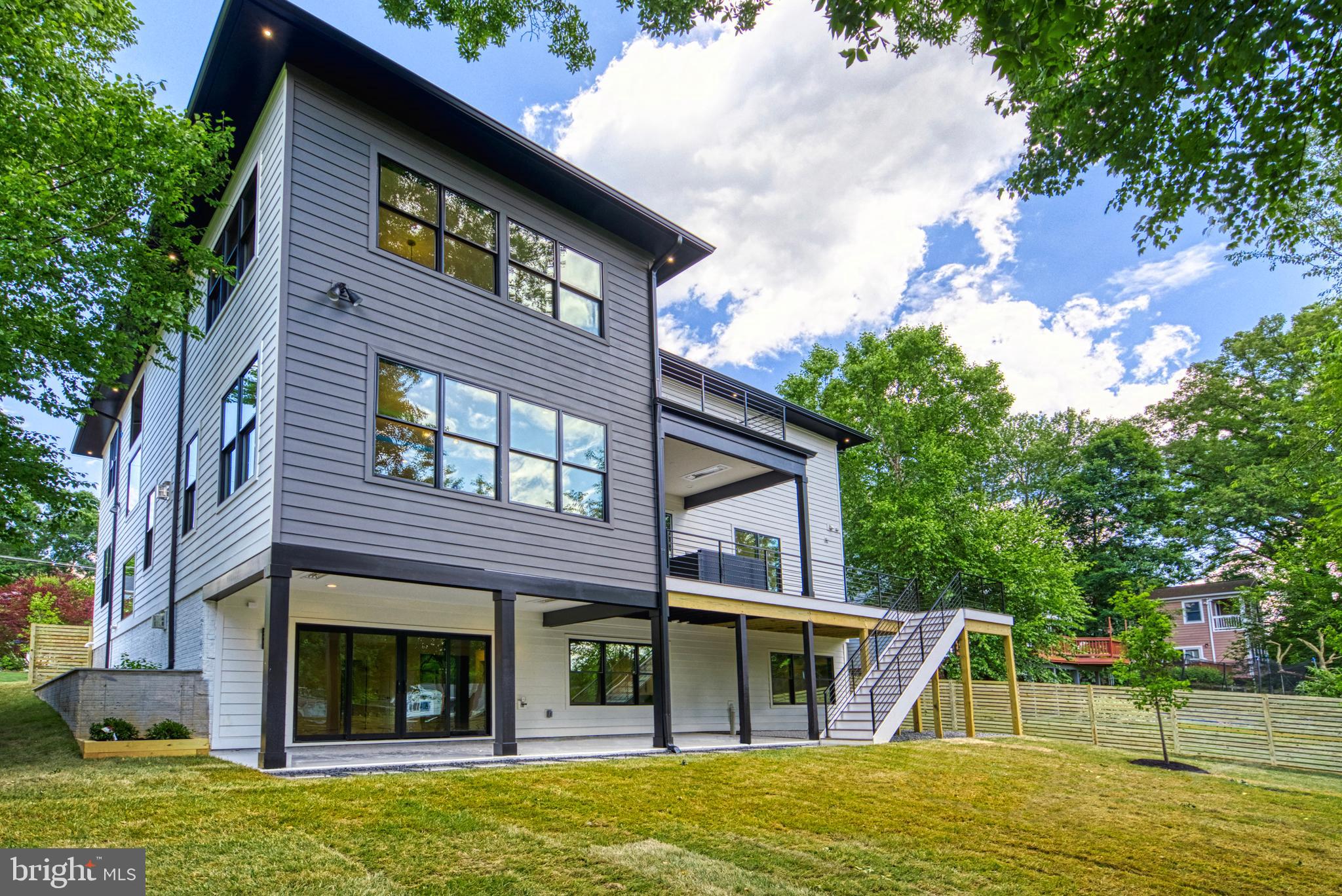 1828 Opalocka Drive McLean, VA 22101 - Photo 68 of 75 back view of the house w/ spacious backyard