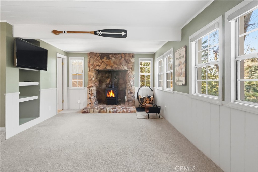 174 Golf Course Road Lake Arrowhead, CA 92391 - Photo 18 of 72 fire in stove digitally altered