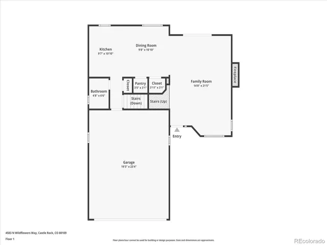 $548,000 | 4583 North Wildflowers Way, Castle Rock, CO 80109