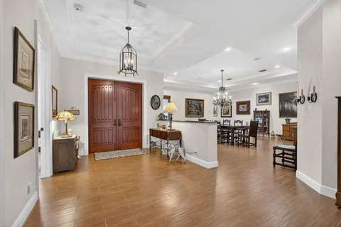 a large kitchen with granite countertop lots of counter top space