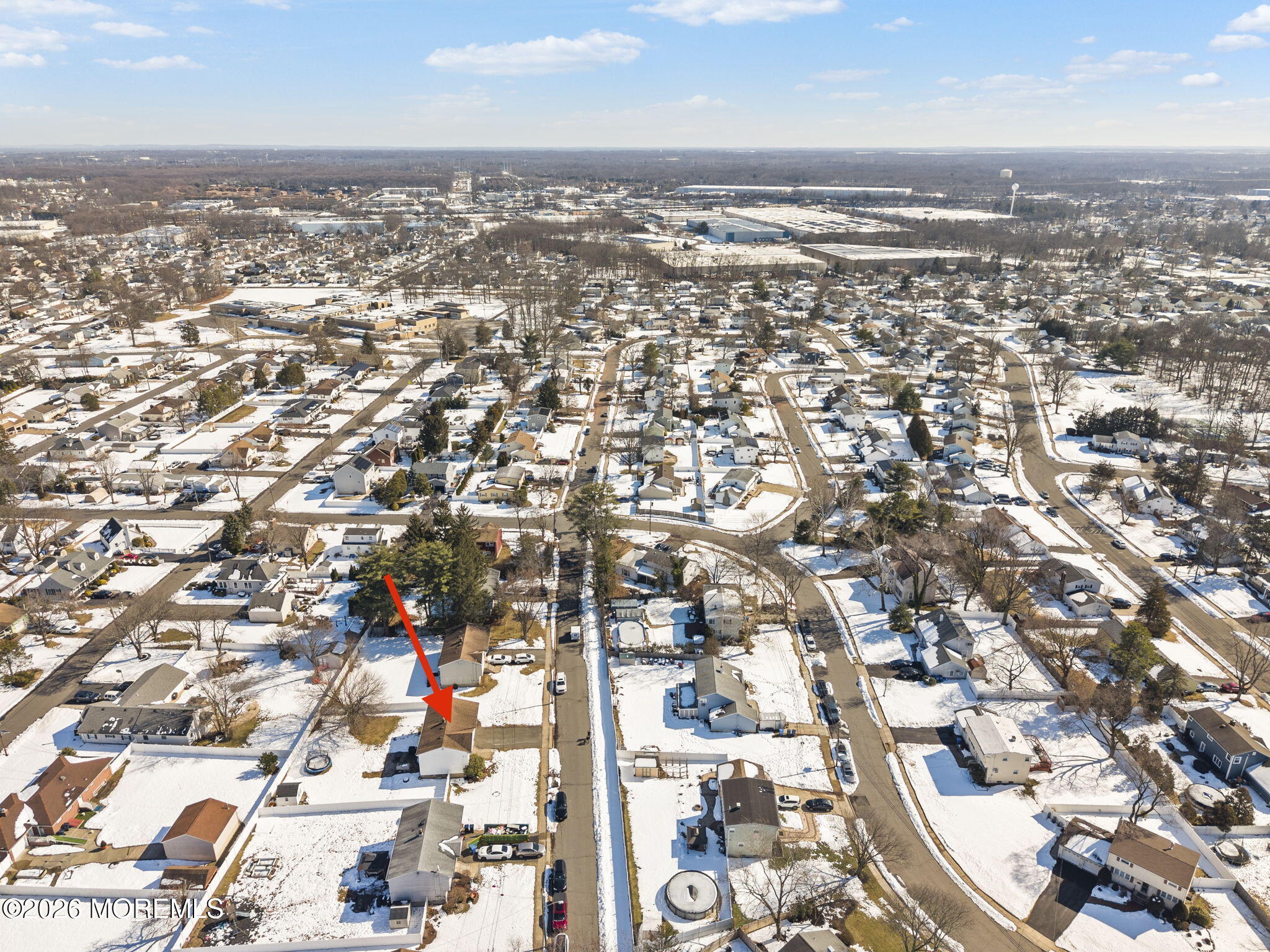 1427 Seminole Road North Brunswick, NJ 08902 - Photo 45 of 45 an aerial view of residential building with parking space