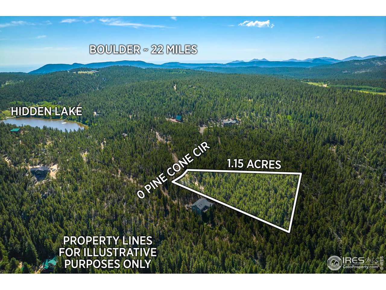 0 Pine Cone Circle Ward, CO 80481 - Photo 22 of 23 a view of a sign in a field