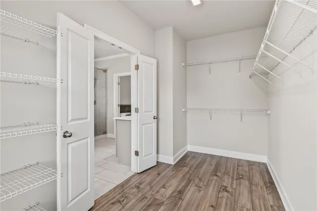 a view of wooden floor