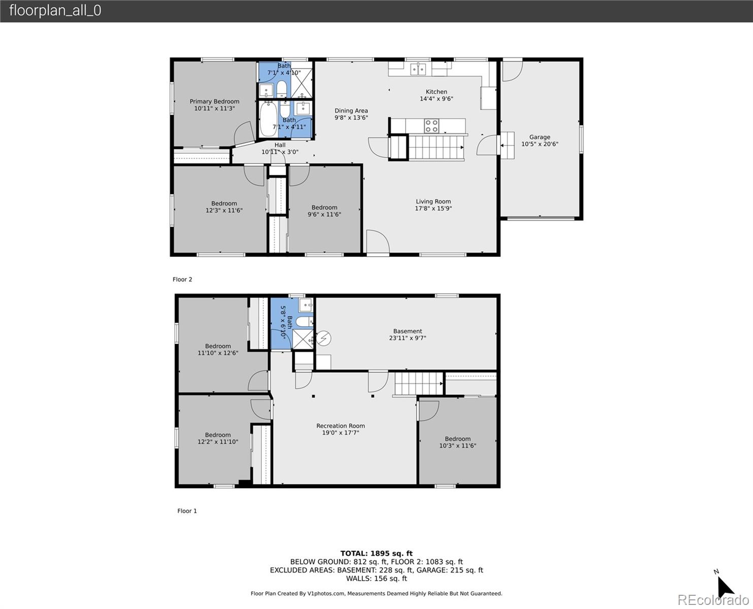 215 East Panama Drive Centennial, CO 80121 - Photo 16 of 50 a picture of a floor plan