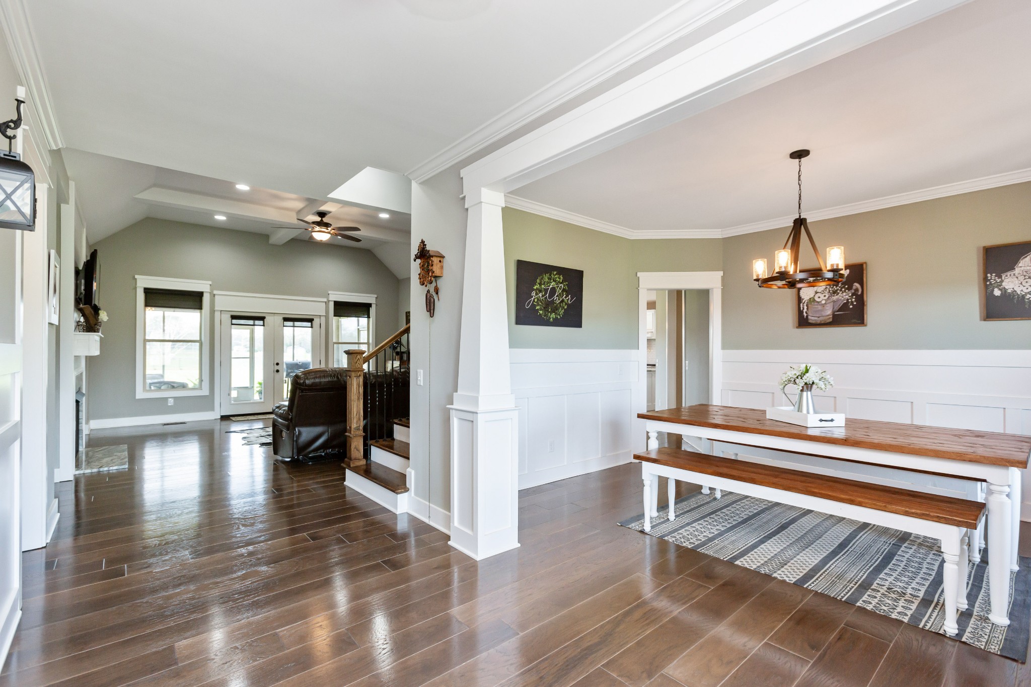 459 Halltown Road Portland, TN 37148 - Photo 5 of 42 a view of a livingroom with furniture and wooden floor