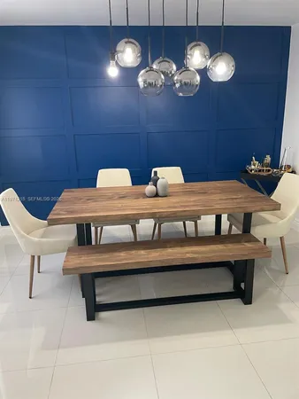 a view of a chairs and tables