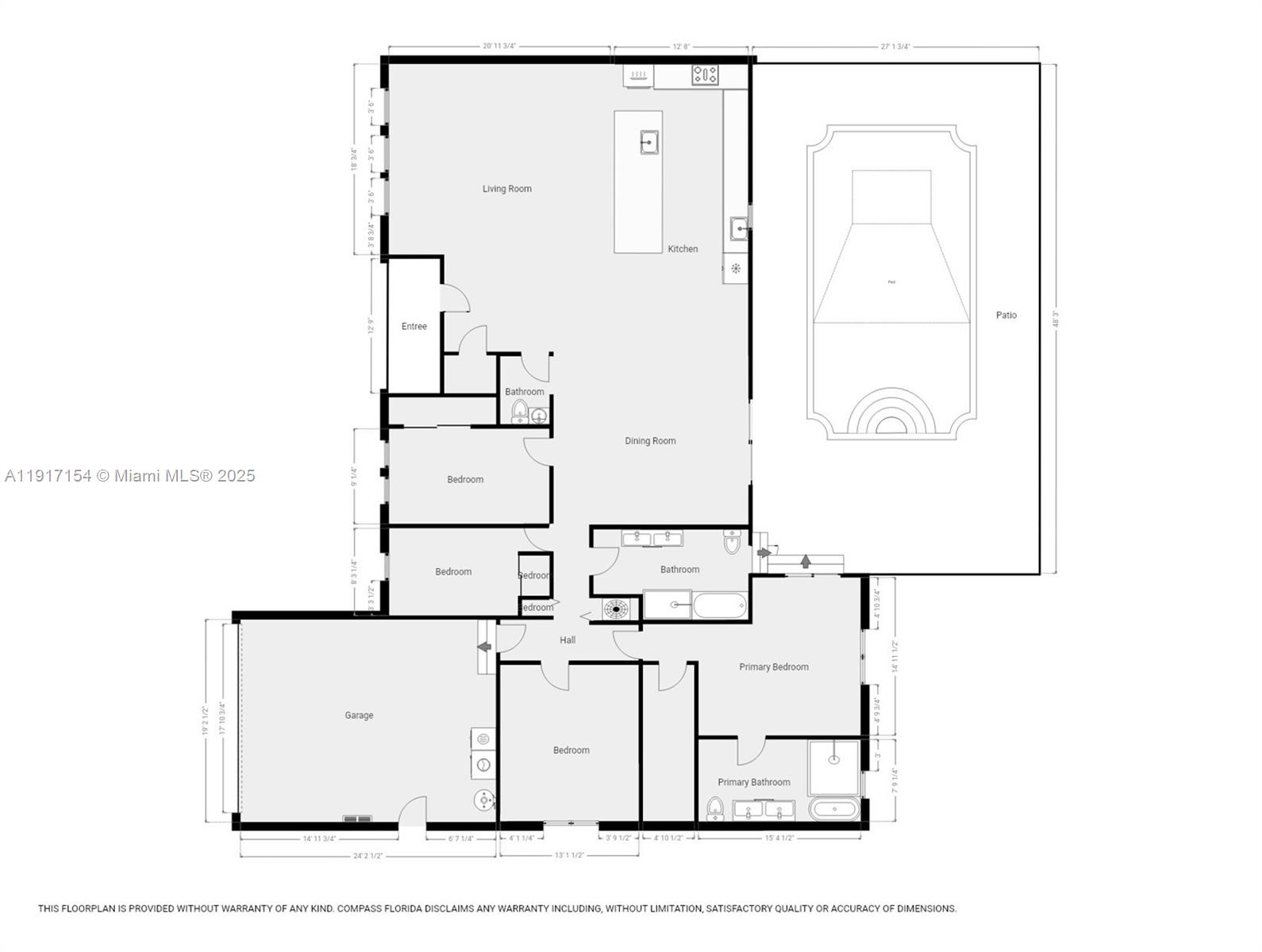 1850 Northeast 199th Street Miami, FL 33179 - Photo 29 of 29 a picture of floor plan