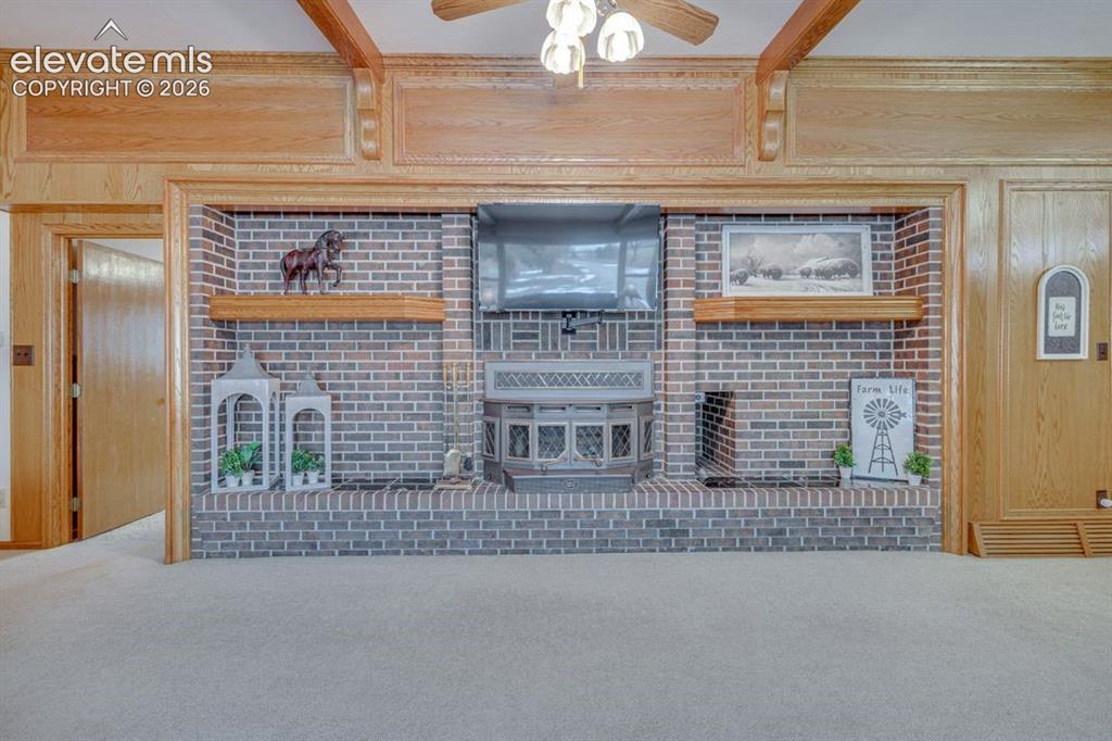 24760 Jones Road Calhan, CO 80808 - Photo 8 of 20 Gorgeous brick fireplace