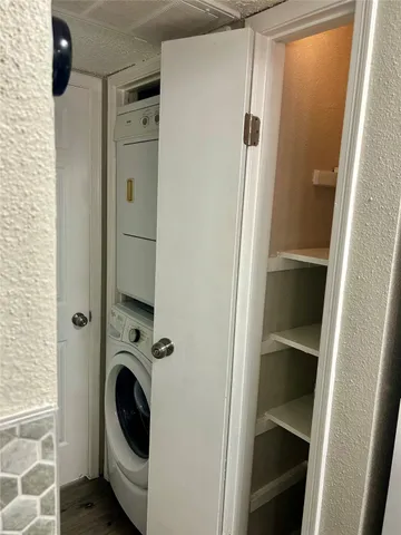 a view of walk in closet