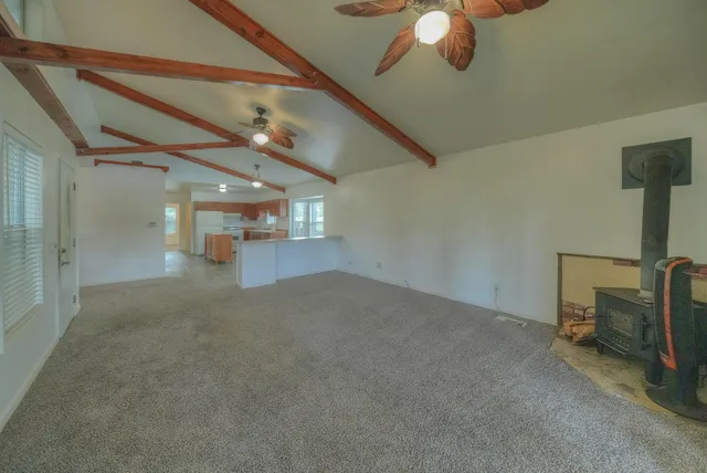 a view of a livingroom with a furniture