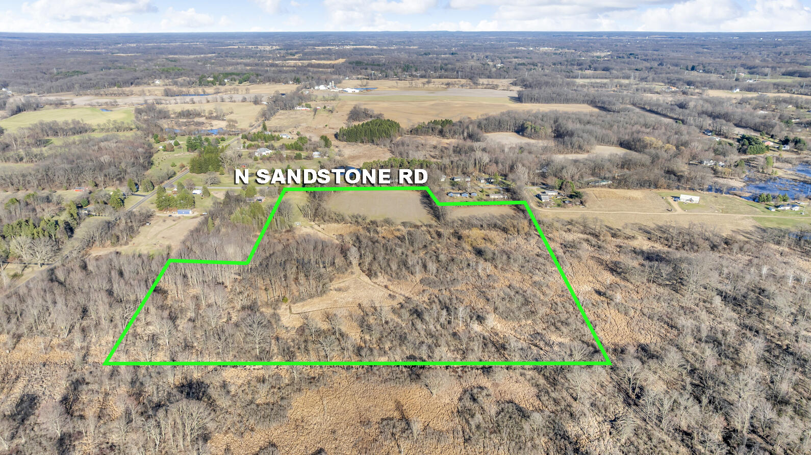 Vl North Sandstone Road Jackson, MI 49201 - Photo 3 of 5 N Sandstone Rd (VL - Aerials) - 2