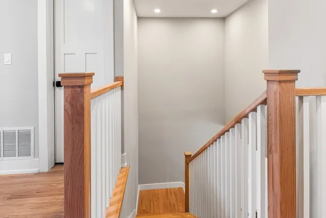 wooden floor in a gallery