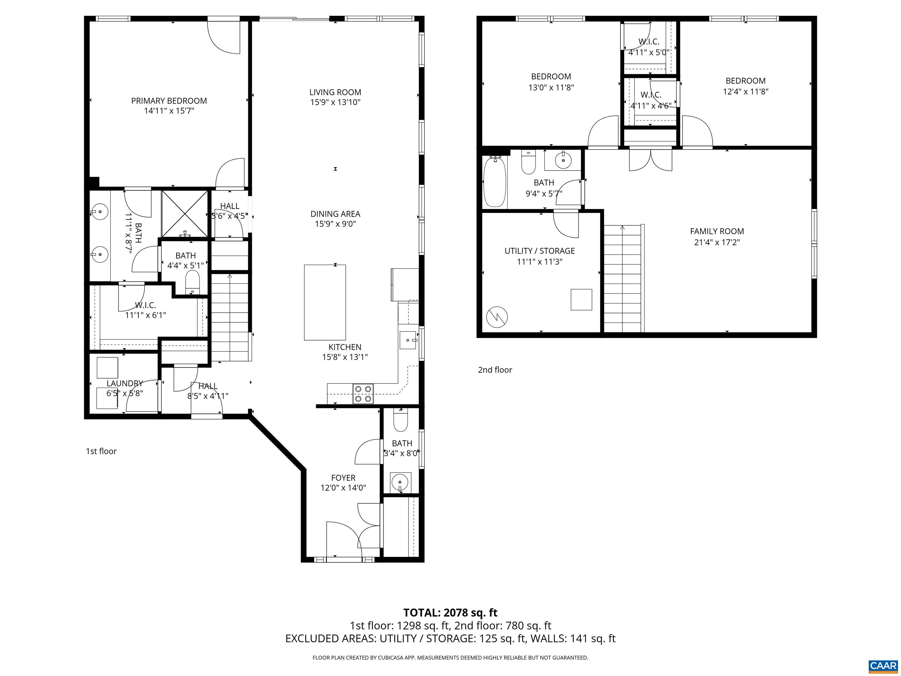 322 Claibourne Road Crozet, VA 22932 - Photo 25 of 25 a picture of a floor plan