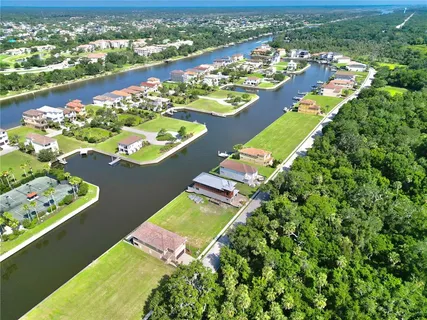 a view of a city with an ocean