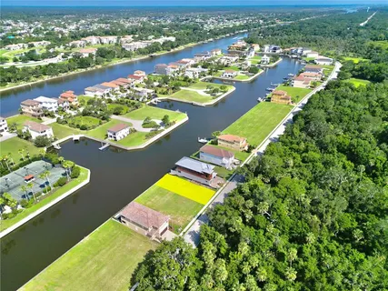 view of a city with an ocean view