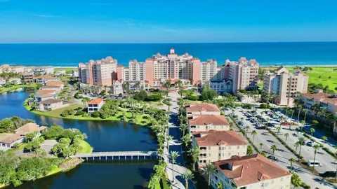 a view of a city with tall buildings