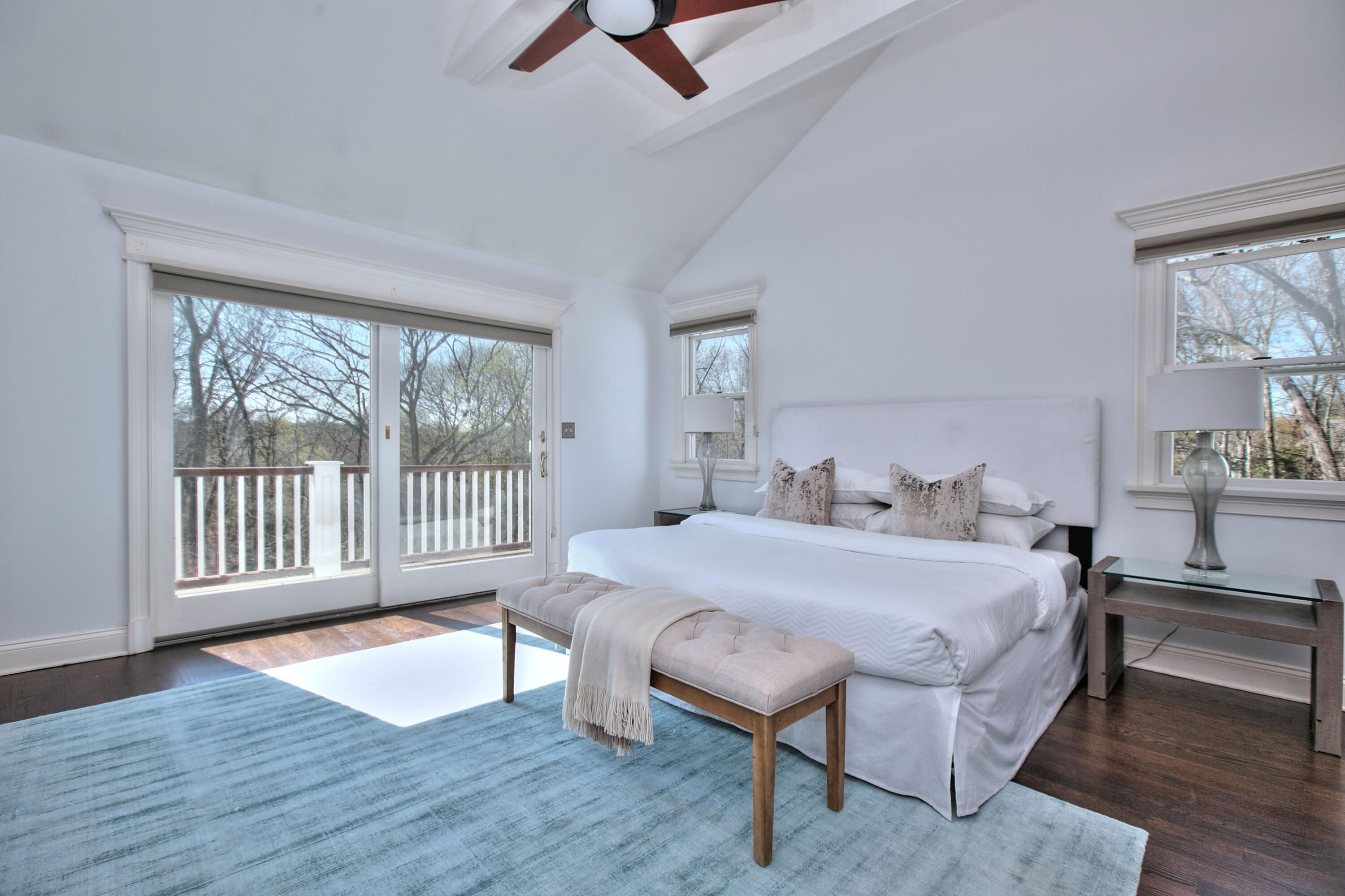 970 Ponus Ridge Road New Canaan, CT 06840 - Photo 17 of 39 a bedroom with a bed and a window