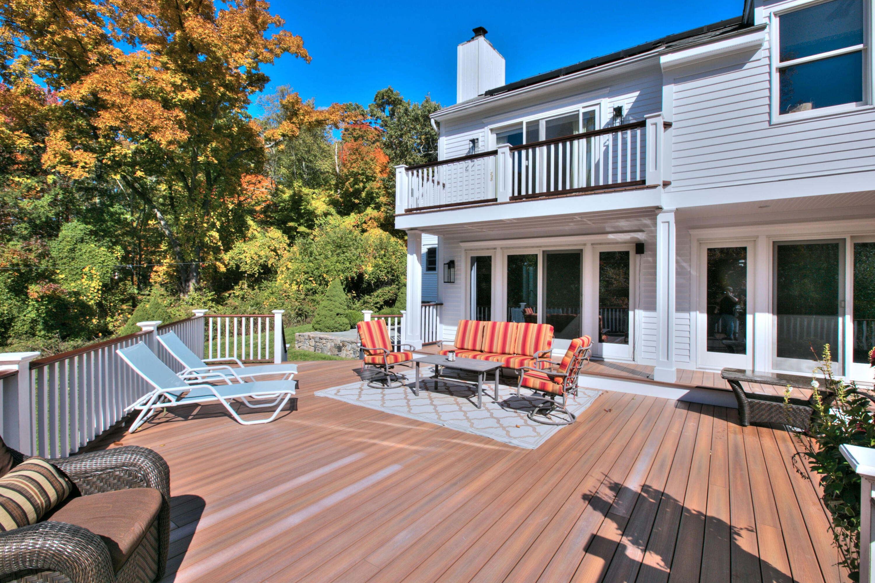 970 Ponus Ridge Road New Canaan, CT 06840 - Photo 30 of 39 a view of a house with lounge chair and wooden floor