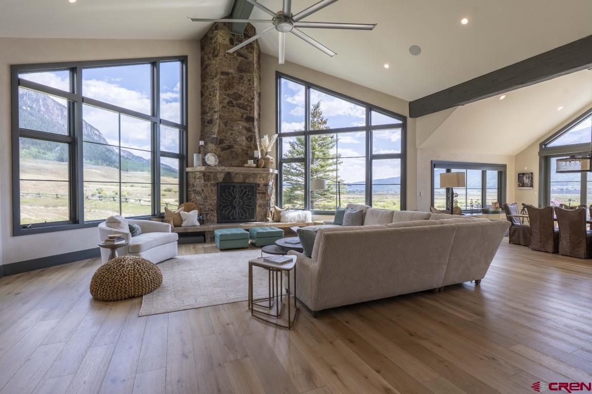 7 Moon Ridge Lane Crested Butte, CO 81224 - Photo 22 of 44 a living room with furniture and a large window
