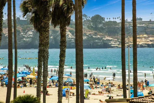 a view of a city from a balcony