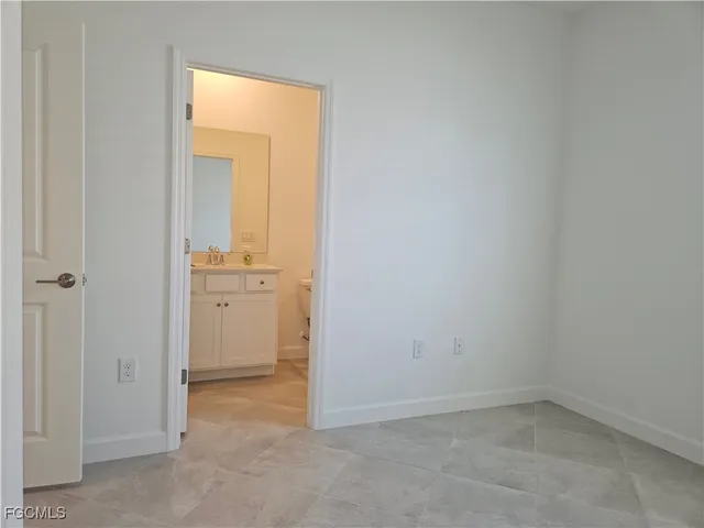 a view of an empty room