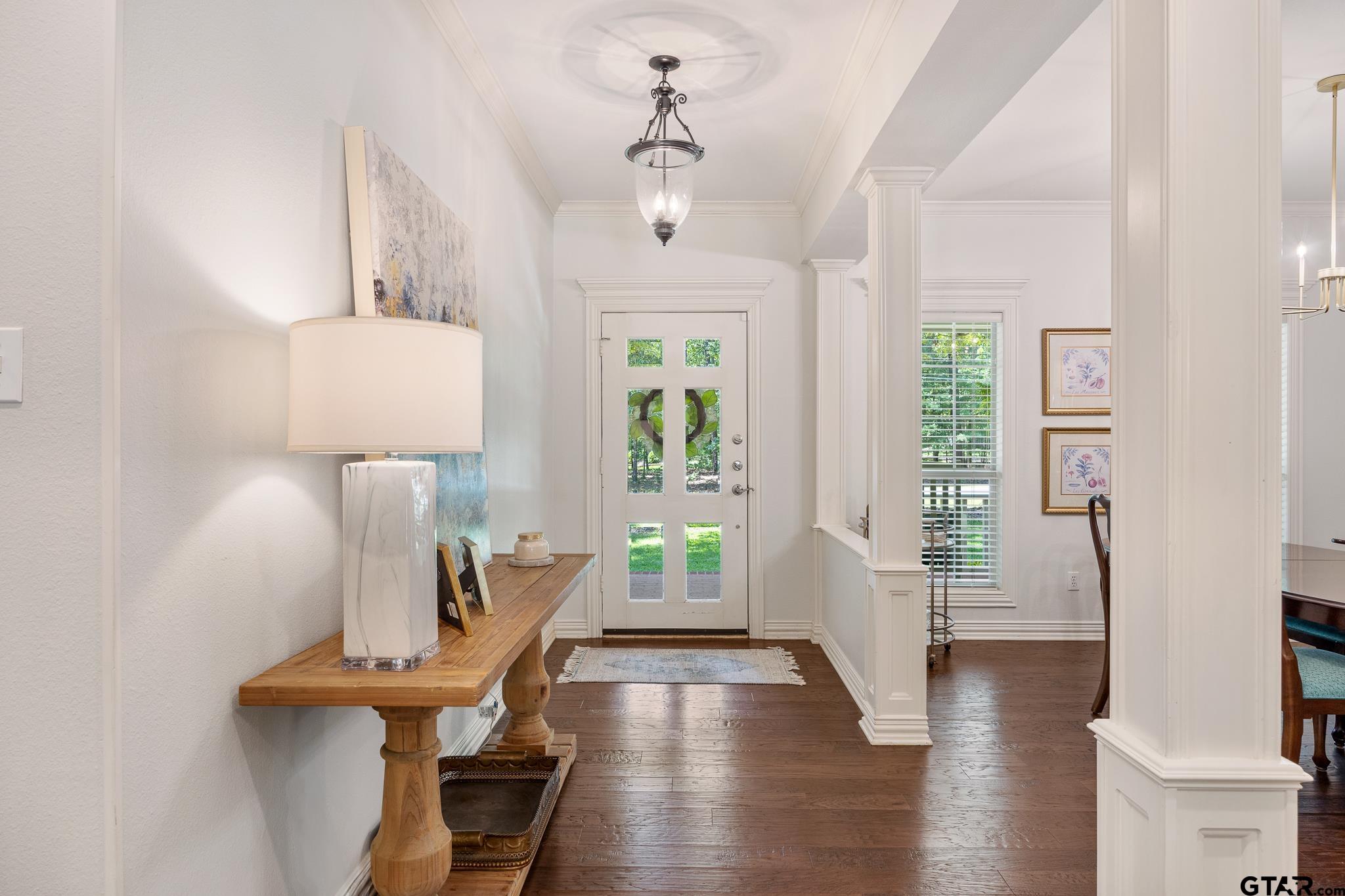 18076 Deer Trail Flint, TX 75762 - Photo 7 of 46 a view of a workspace with furniture and a window