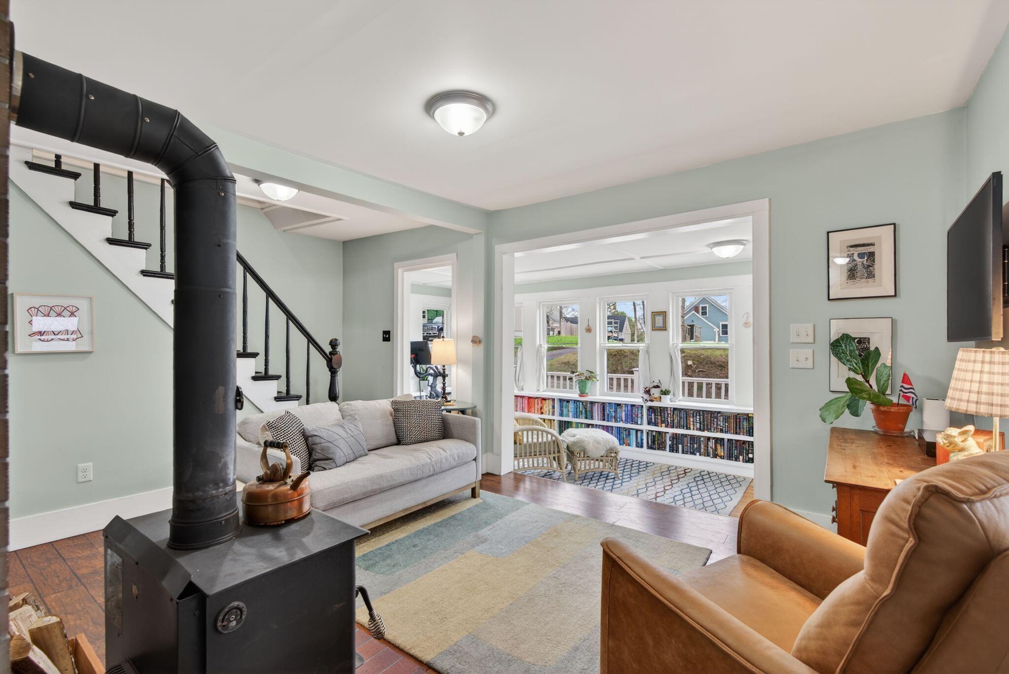 212 Middle Street Bath, ME 04530 - Photo 13 of 31 Living Room/Sunroom
