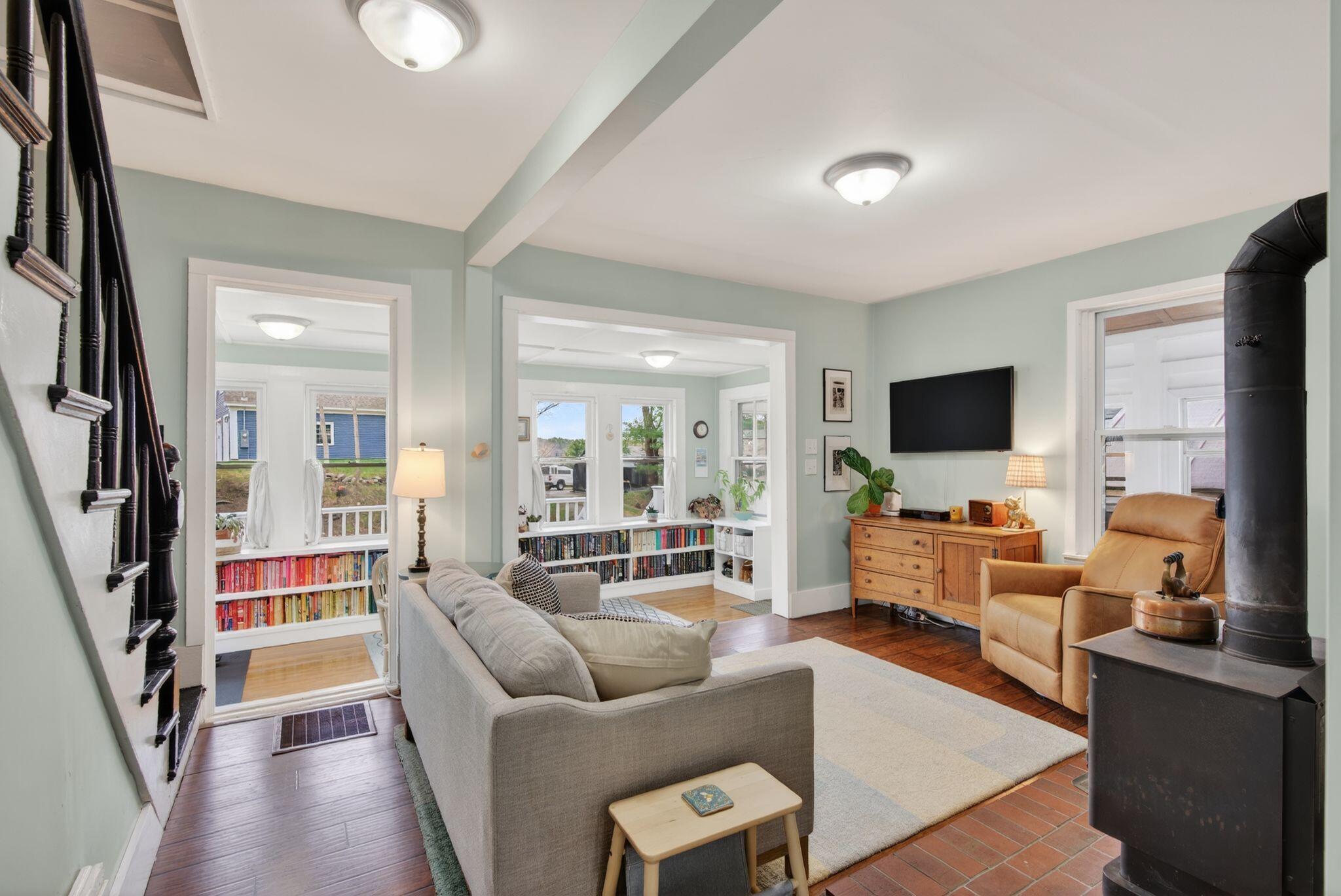 212 Middle Street Bath, ME 04530 - Photo 14 of 31 Living Room/Sunroom