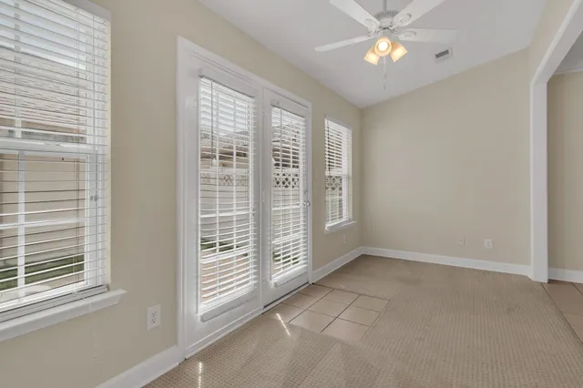 a view of an empty room