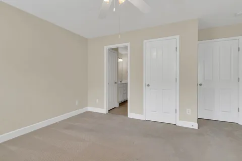 a view of a white door of the house