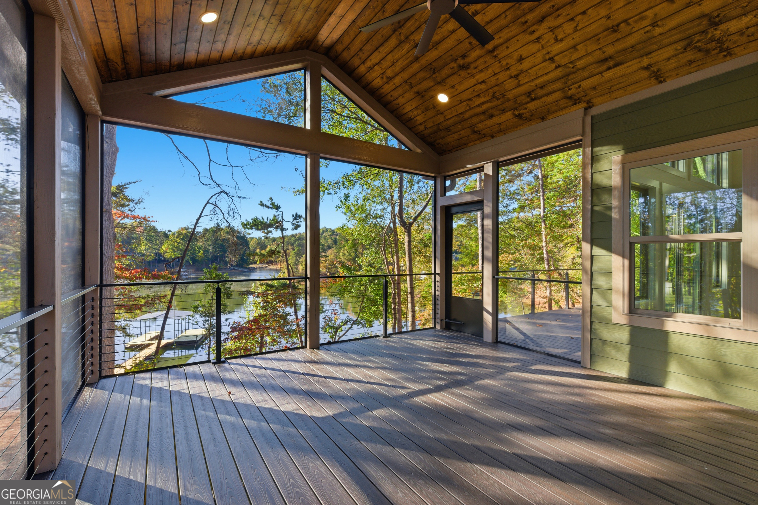 259 West Currahee Street Toccoa, GA 30577 - Photo 15 of 47 a view of a balcony with wooden floor
