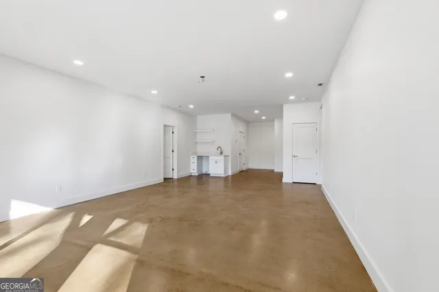 a view of an empty room