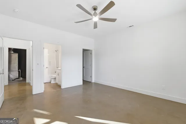 a view of a room with storage and utility room