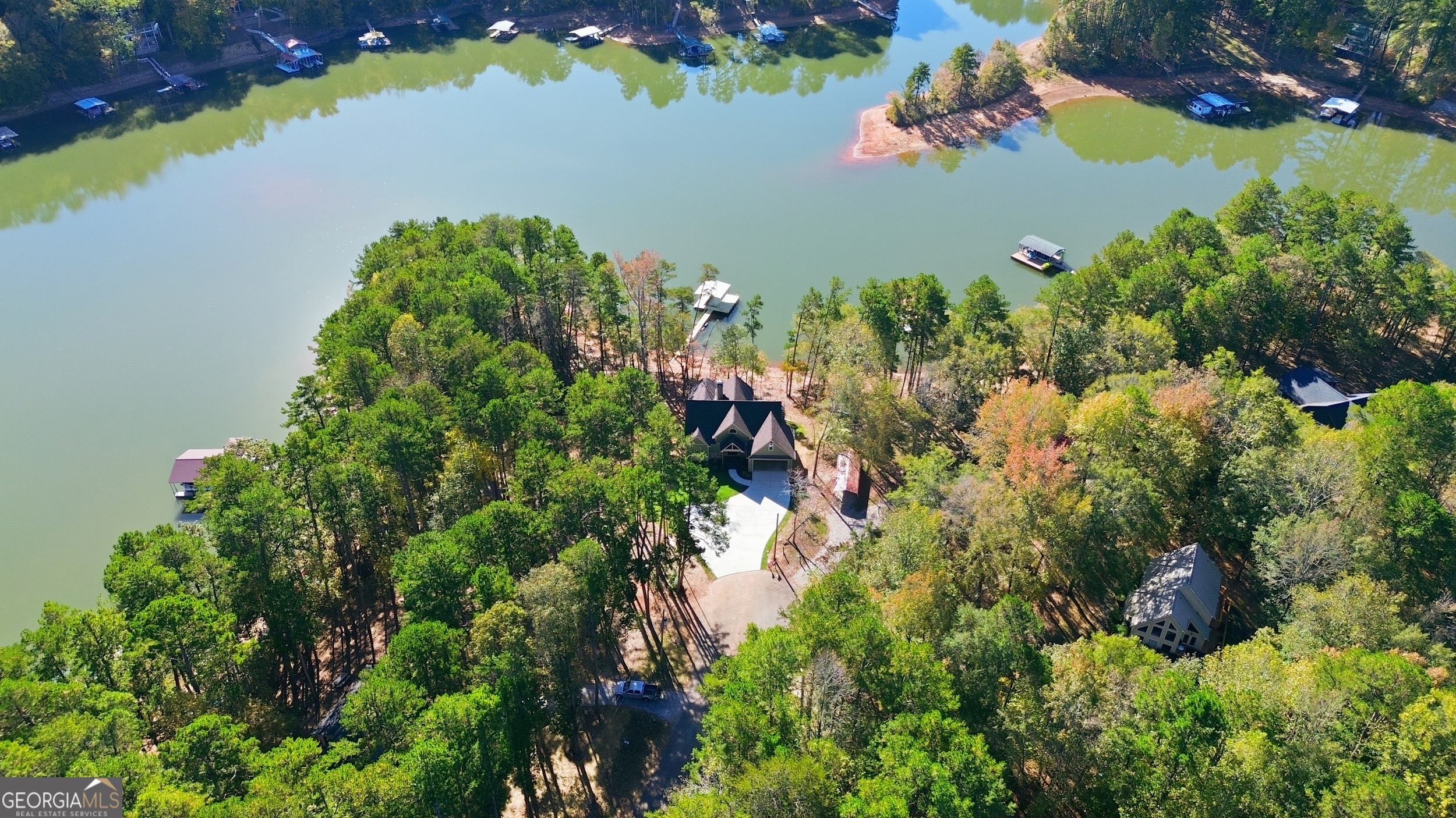 259 West Currahee Street Toccoa, GA 30577 - Photo 44 of 47 an aerial view of a houses with yard