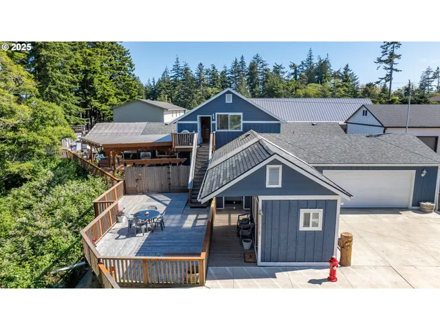 a house with a outdoor space