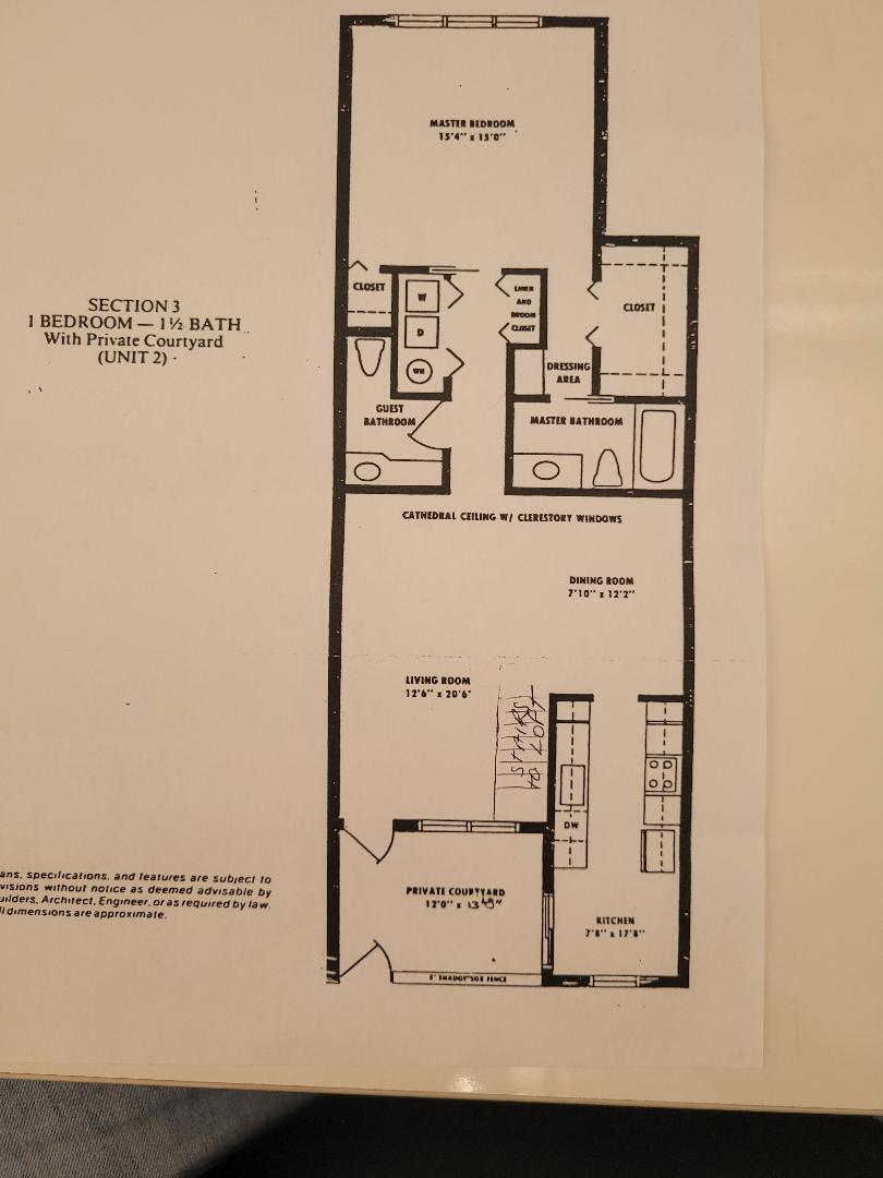 5070 Nesting Way, Unit B Delray Beach, FL 33484 - Photo 30 of 30 High Point West One Bedroom Floor Plan