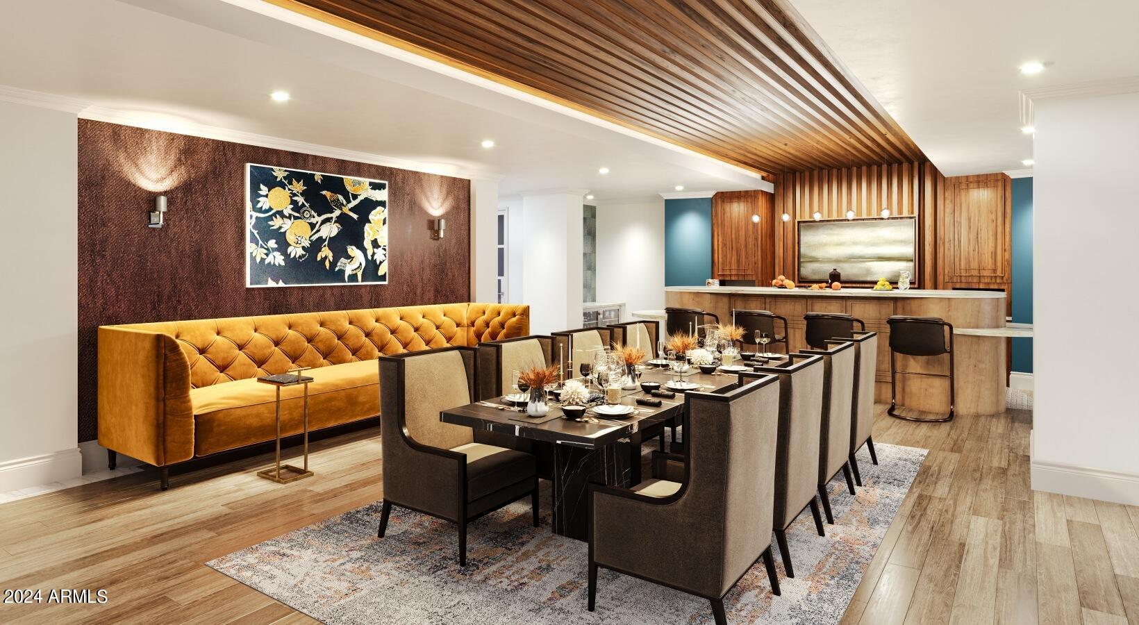 4240 East Camelback Road, Unit 413 Phoenix, AZ 85018 - Photo 26 of 27 Resident Bar (rendering)