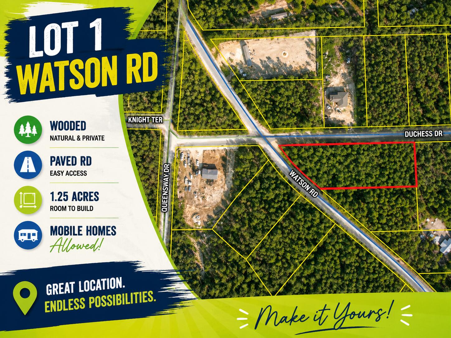 Lot 1 Watson Road DeFuniak Springs, FL 32433 - Photo 2 of 2 1