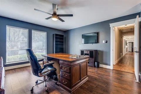 a room with furniture window and wooden floor