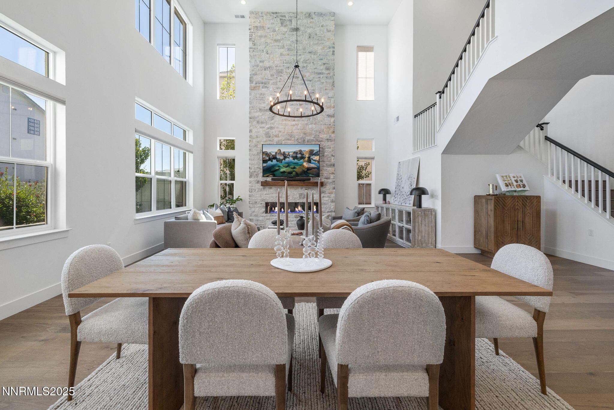 5406 Side Saddle Trail Reno, NV 89511 - Photo 8 of 39 a view of a dining room with furniture and wooden floor