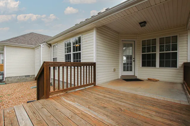 a view of a house with wooden floor