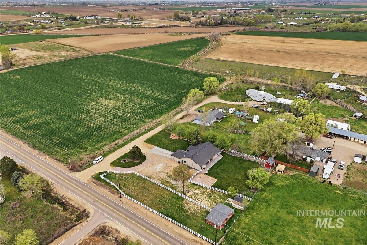 25022 Tumbleweed Road Middleton, ID 83644 - Photo 40 of 41 Aerial view of property's location with rural landscape and abundant farmland