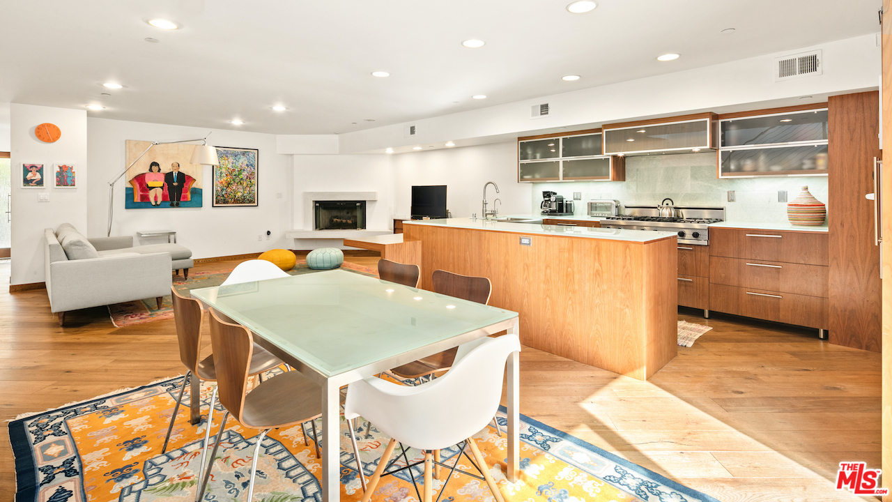 512 Brooks Avenue, Unit 4 Venice, CA 90291 - Photo 6 of 25 a living room with stainless steel appliances furniture and a kitchen view