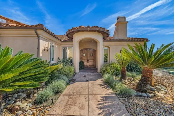 a view of a house with a pathway