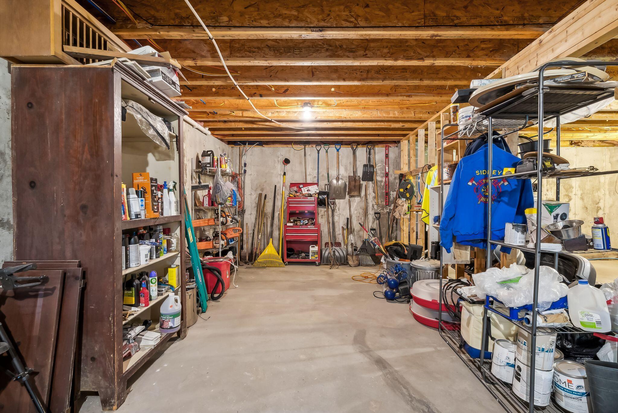 21 Eastview Road Mechanic Falls, ME 04256 - Photo 39 of 40 Basement Storage