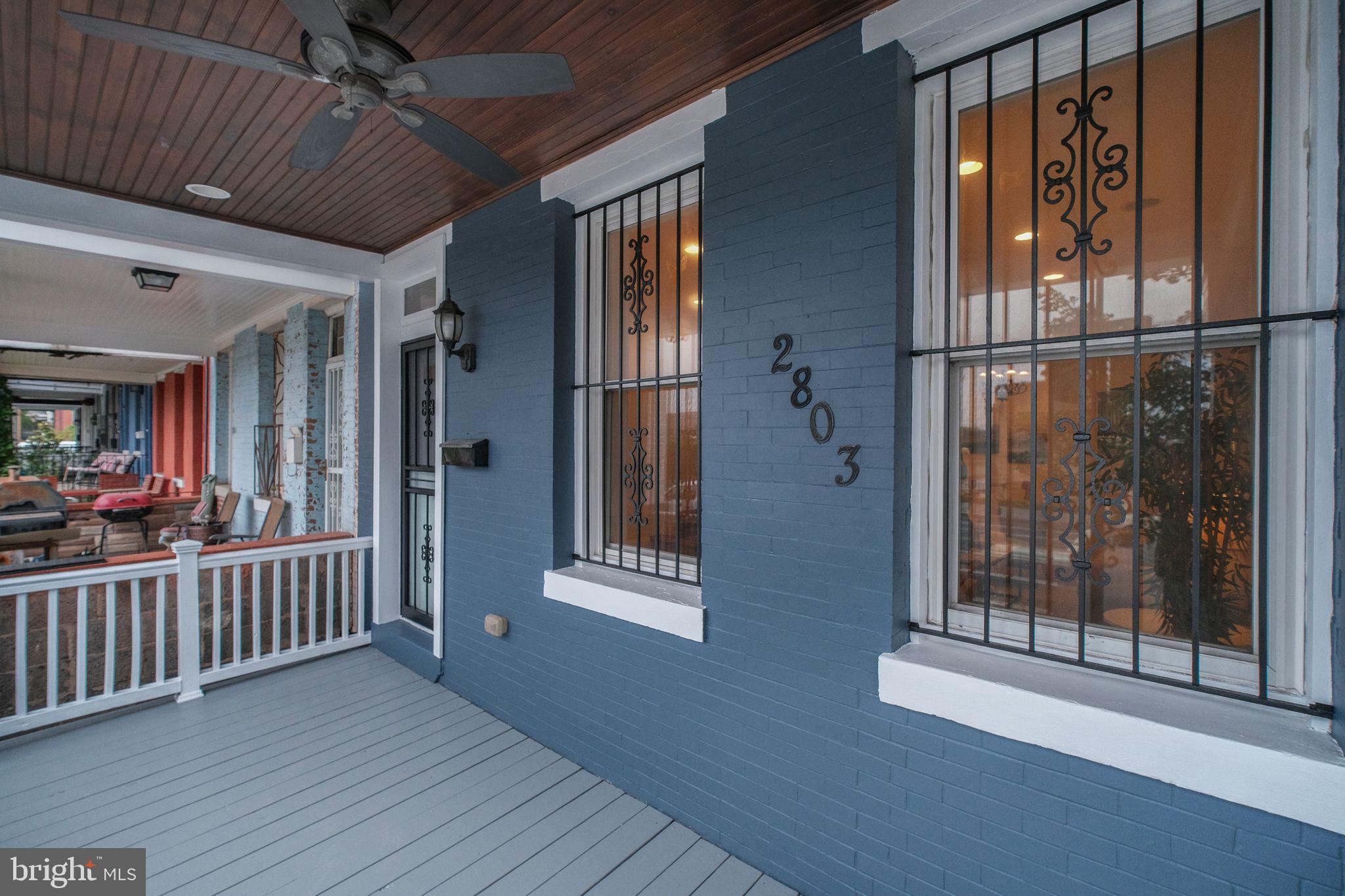 2803 North Capitol Street Northeast Washington, DC 20002 - Photo 2 of 37 Relaxing Front Porch