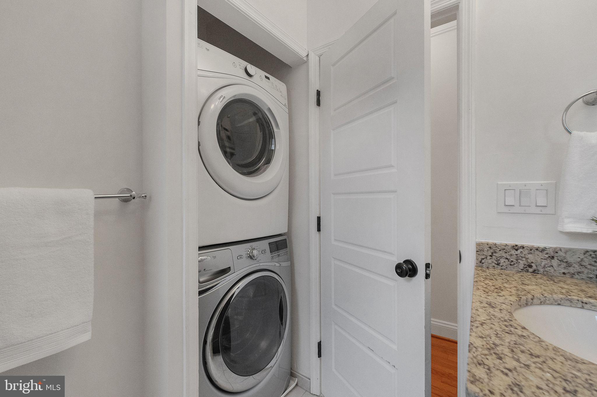 2803 North Capitol Street Northeast Washington, DC 20002 - Photo 24 of 37 Washer and Dryer in Hallway Bath